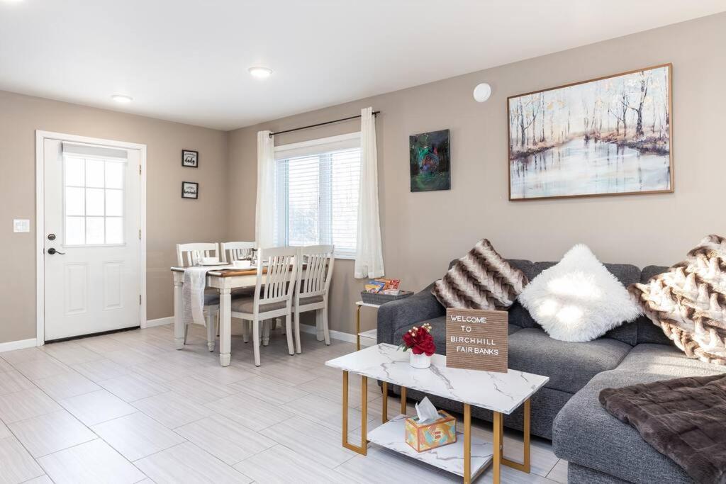 费尔班克斯Birch Hill Retreat Great Location2+Garage+Aurora别墅 外观 照片